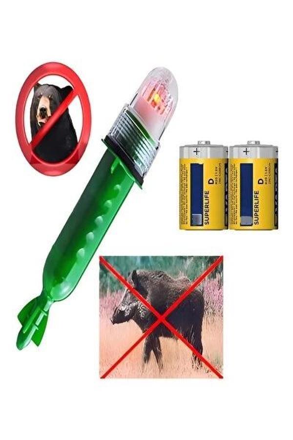 Domuz Ayı Köstebek Hayvan Fare Kovucu Fener Işıldak Lamba Savar - Image 1
