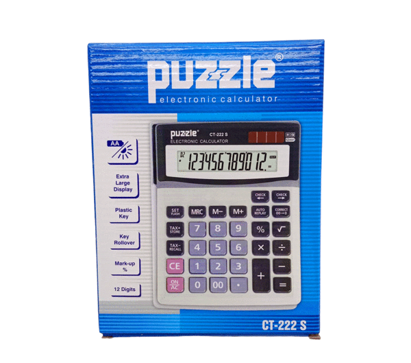 12 Haneli Hesap Makinesi Ct-222s - Image 1