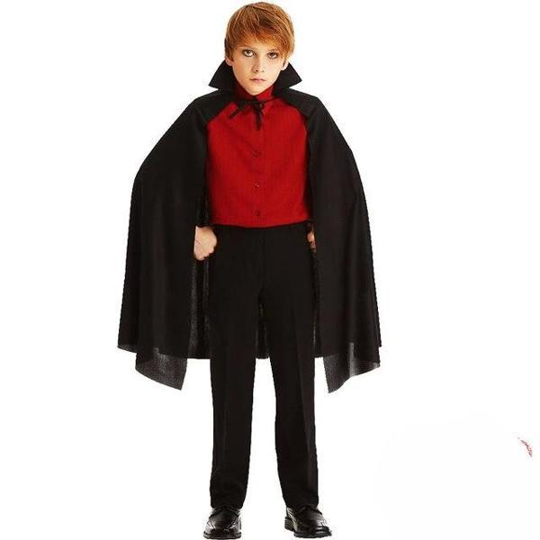 Siyah Yakalı Pelerin - Vampir Pelerin - Dracula Pelerin 90 Cm - Image 1