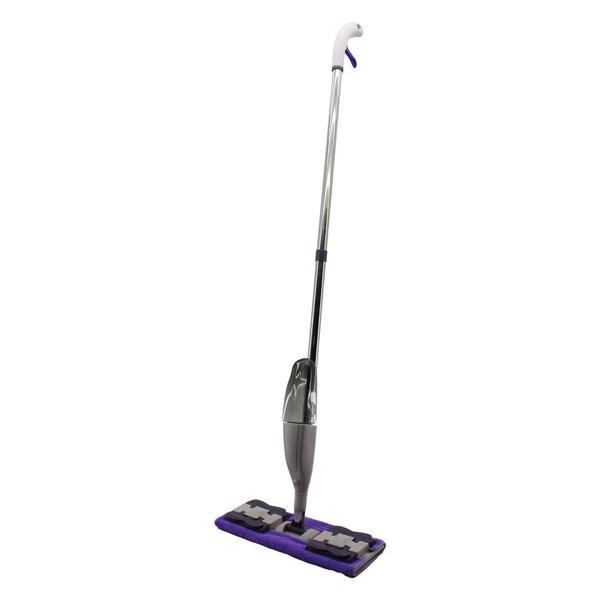 Spreyli - Su Hazneli=270ml Mandallı Yüzey Temizlik Palet Mop M.fiber Paspas M.sap=115cm- 360° Brkt-9 - Image 1