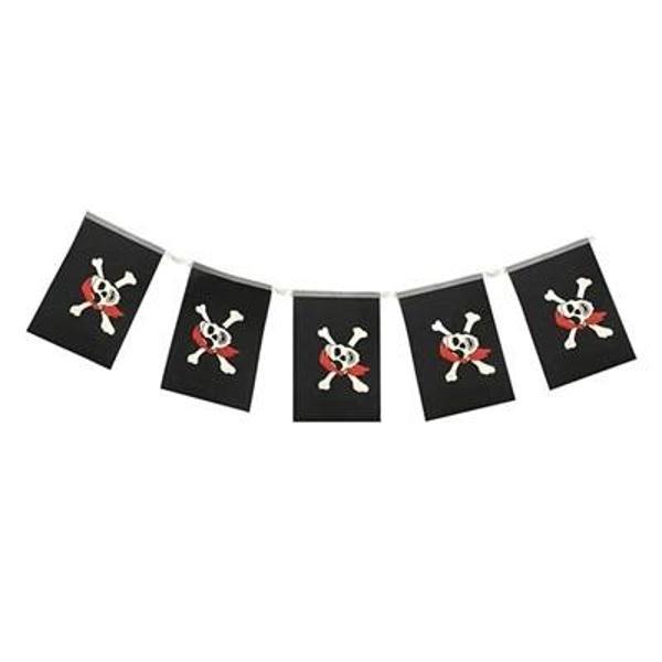 Korsan Partisi Korsan Logo Baskılı Flama Süs Afiş Süsleme 8 Li - Image 1