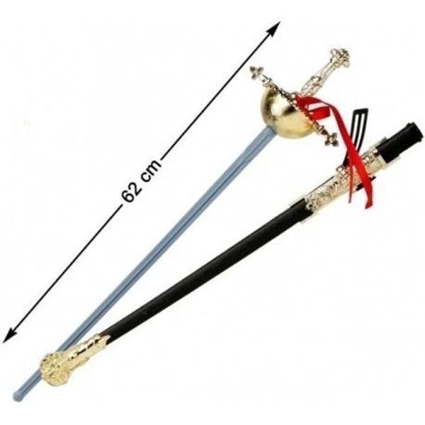 Kostüm Partisi Plastik Zararsız Zorro Kılıcı Şövalye Kılıcı 62 Cm - Image 1