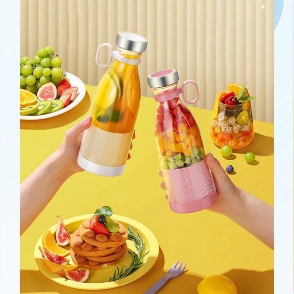 Taşınabilir Blender, Taşınabilir Mini Hızlı Blender 350ml Meyve Sıkacağı Kupası, Kablosuz Şarjlı, Sm - Image 1