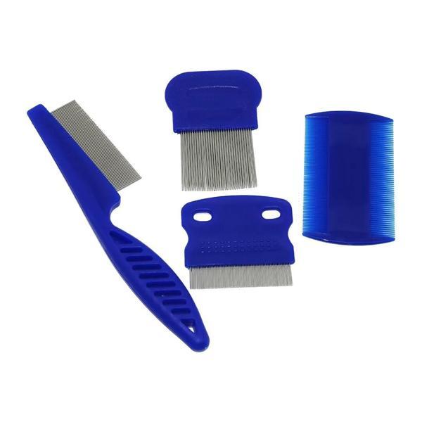 4pcs Kedi-köpek Pire Bit Tarak Set - Image 1