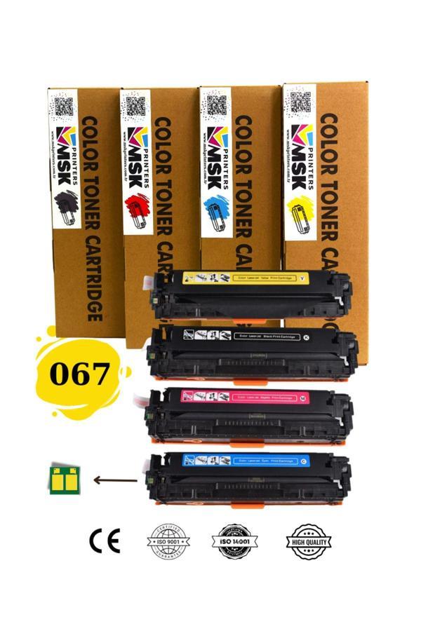 Msk Printers Canon Crg-067 Muadil Toner Seti Chipli - Image 1