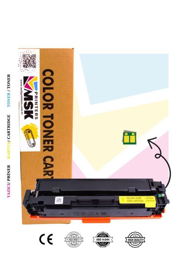 Msk Printers Canon I-Sensys Lbp-613Cdw Muadil Sarı Toner - Image 1