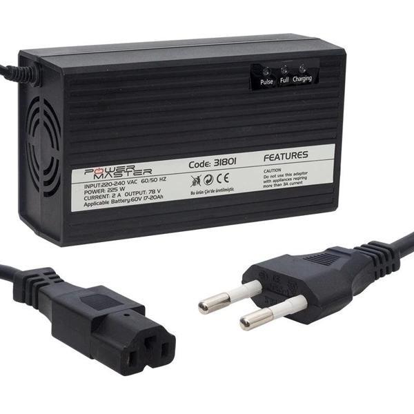 60 Volt - 20 Amper Elektrikli Bisiklet Şarj Cihazı - Image 1