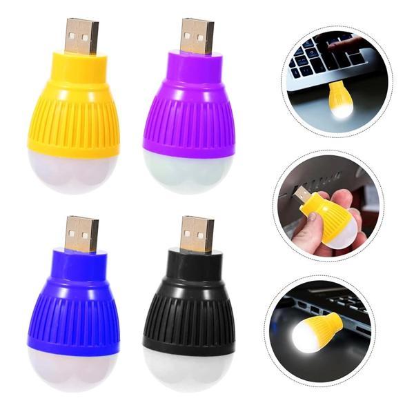 Usb Beyaz Gece Lambası Mini Ampul Aydınlatma - Image 1