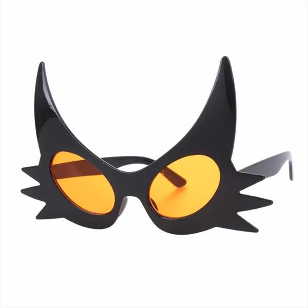 Siyah Renk Bıyık Tasarımlı Kedi Gözlüğü 19x11 Cm - Image 1