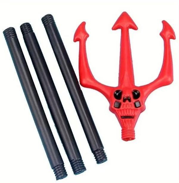 Kırmızı Renk Halloween Cadılar Bayramı Çatal 107 Cm - Image 1