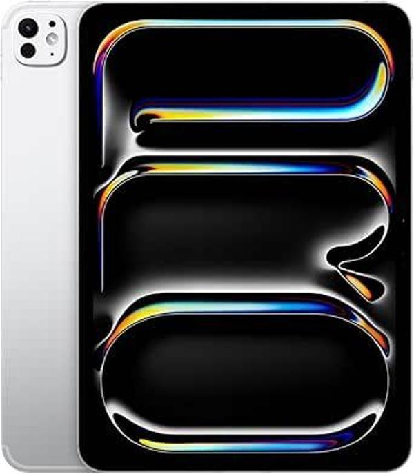 Apple iPad Pro 7. Nesil Wi-Fi + Cellular Nano Texture Cam 1 TB 11" MWRQ3TU/A Gümüş Tablet - Image 1