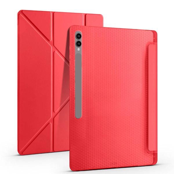 Samsung Galaxy Tab S8 Yatay ve Dikey Standlı Antishock Kalemlikli Origami Silikon Kılıf SM- X700 - Image 1