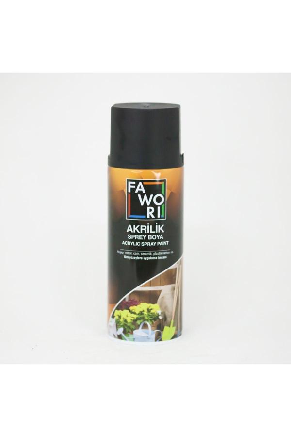 Fawori Akrilik Sprey Boya Antrasit Gri 400Ml Beyaz - Image 1