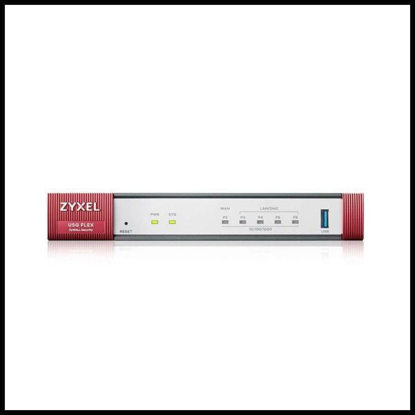 Zyxel Zywall Usg Flex100, Firewall Cihazı, +1 Yıllık Lisans Dahil (50 Kullanıcı) - Image 1