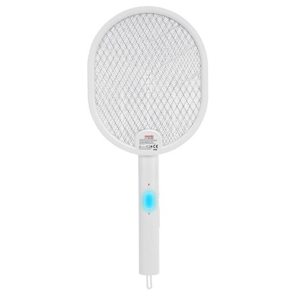 Asonıc As-a26, Beyaz, 3000v, Raket Tipi, Uv Mor Işıklı, 1200mah, Bataryalı, Şarj Edilebilir, Katlana - Image 1