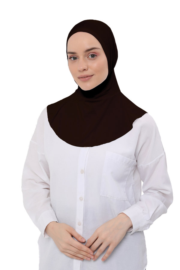 Kadın Tesettür Pratik Boyunluklu Bone - Sporcu Bone - Image 1