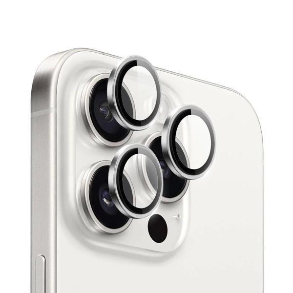 iPhone 16 Pro Ve 16 Pro Max Lens Koruyucu Sapphire Çizilmeye Karşı Dayanıklı Safir Kamera Lens Koruy - Image 1