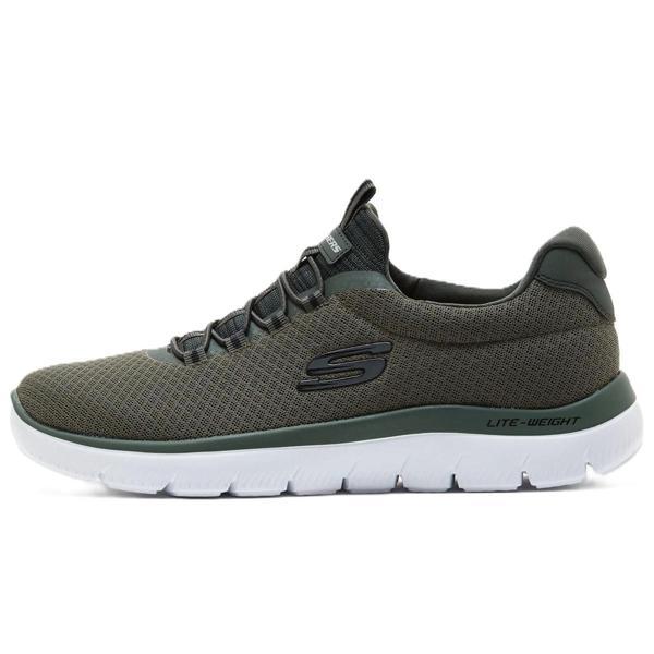 Skechers Air Cooled Memory Foam Sneaker Hafızalı Taban Lastik ipli Haki Günlük Spor Ayakkabı - Image 1