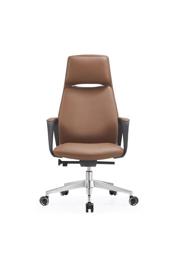 Atom Ofis Torendi Siyah Deri Ultra Lüks Ergonomik Konforlu Trend Üst Düzey Müdür Ofis Çalışma Yönetici Koltuğu - Image 1