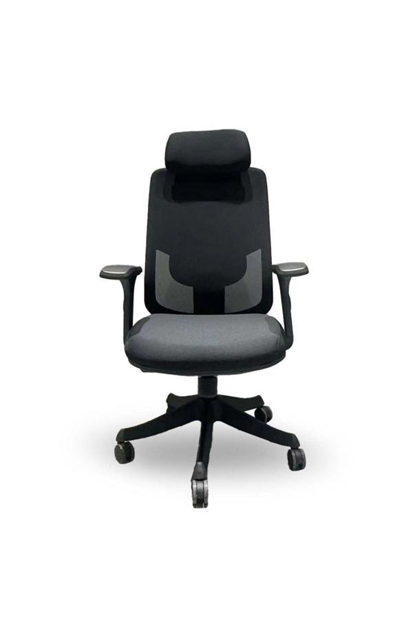Atom Ofis Atlas Siyah Fileli Profesyonel Terletmeyen Tekerlekli Ergonomik Çok Satan Ofis Yönetici Koltuğu - Image 1