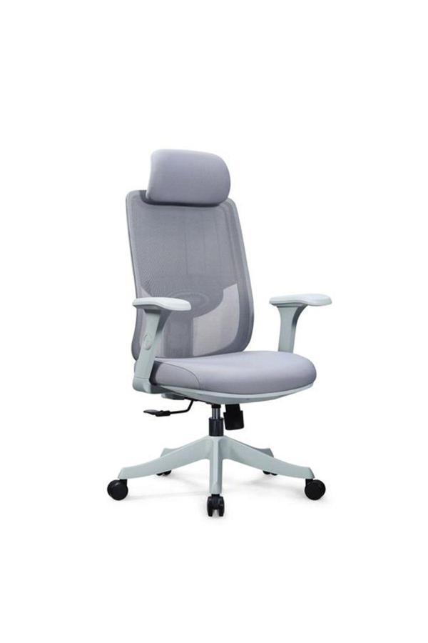 Atom Ofis Atlas Ergonomik File Kumaşlı Çalışma Koltuğu | Bel Destekli | Ayarlanabilir Mekanizmalı - Image 1