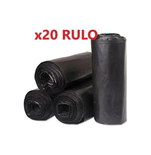 200 Adet Endüstriyel ( 120x150 Cm ) Hantal Boy Siyah Çöp Poşeti 20 Rulo x 10lu 120 Litre Çöp Konteyn - Image 1