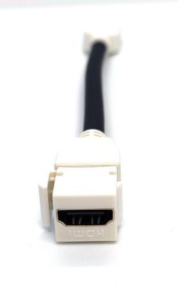 Beek BN-KJ-HDMIA-CB10 HDMI to HDMI Dişi-Dişi Beyaz Keystorejack Konnketör - Image 1
