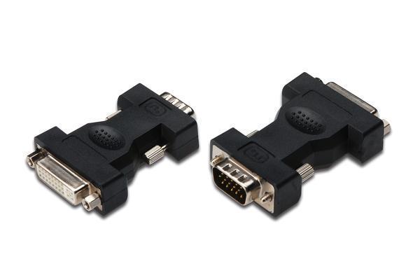 Digitus AK-320505-000-S DVI to VGA Dişi-Erkek 24+5 Siyah Dönüştürücü - Image 1