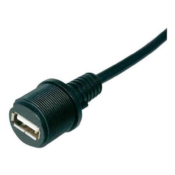 Digitus A-KAB-USBA-FS-1M 1 Mt USB A Yeşil Konnektör Açık Uçlu Kablo - Image 1