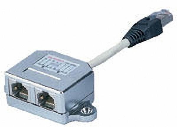Digitus AT-AG CX2 CAT5e 2xRJ45 Dişi to 1xRJ45 Erkek Patch Cord Adaptör - Image 1