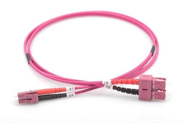 Digitus DK-2532-02-4 2 Mt LC-SC Multimode OM4 Fiber Optik Patch Cord Kablo - Image 1