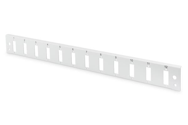 Digitus DN-96201-QL 12 Port SC Duplex Sürgülü Gri Önpanel Sürgülü Patch Panel - Image 1