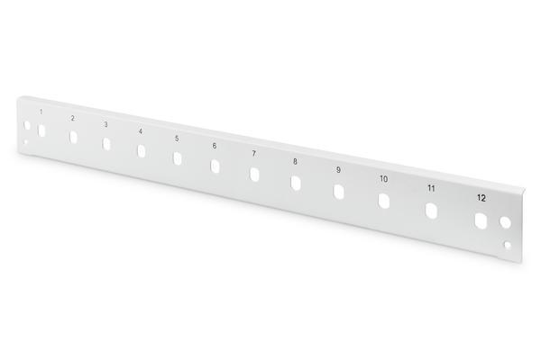 Digitus DN-96204-QL 12 Port ST Singlex 1U Sürgülü Boş Fiber Optik Sonlandırma Kutusu - Image 1