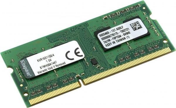 Kingston KVR16S11S8/4WP 4 GB DDR3L 1600Mhz CL11 Notebook Bellek - Image 1
