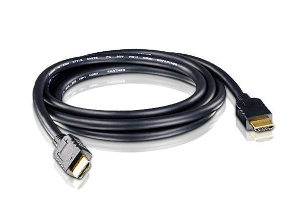 Aten 2L-7D02H 2 Mt HDMI to HDMI v2.0 4K 4096x2160 3D High Speed Ethernet Bağlantılı Erkek-Erkek HDMI Kablo - Image 1
