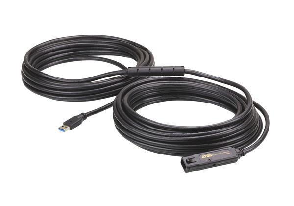 Aten UE3315A 15 Mt USB 3.2 Gen1 to USB 3.2 Gen1 Erkek-Dişi USB Uzatma Kablosu - Image 1