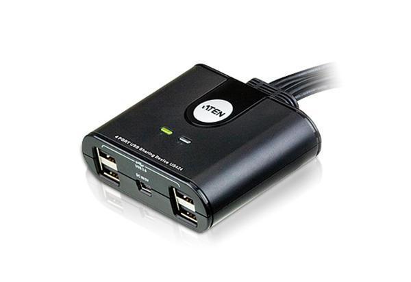 Aten US424 4 Port USB 2.0 4 Bilgisayar 4 USB Cihaz USB 2.0 Paylaşım Cihazı - Image 1
