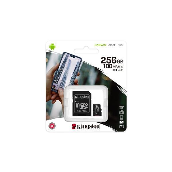 Kingston SDCS2/256GB 256 GB SDXC Class 10 Uhs-I Canvas Select microSD Hafıza Kartı - Image 1