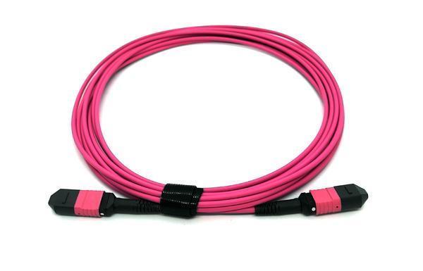 Beek BC-FO-5MPMPB-10/4-FF 10 Mt MPO to MPO Dişi-Dişi B Croos 12 core OM4 Fiber Patch Cord Kablo - Image 1