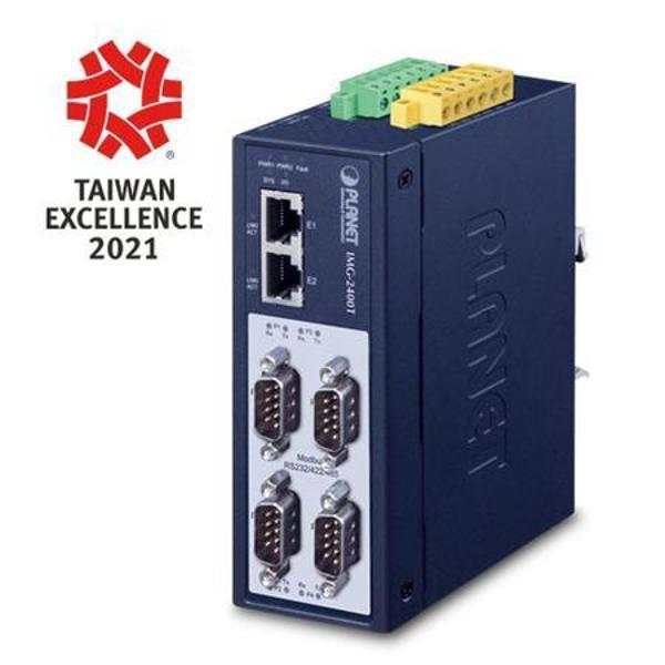 Planet PL-IMG-2400T 4 Port RS232 RS422 RS485 2 Port 10/100TX Endüstriyel Gateway - Image 1