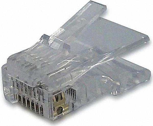 Beek BC-MP6-FR CAT6 8P8P RJ45 0.8µ Altın Kaplama RJ45 Konnektör  (100 lü Paket) - Image 1
