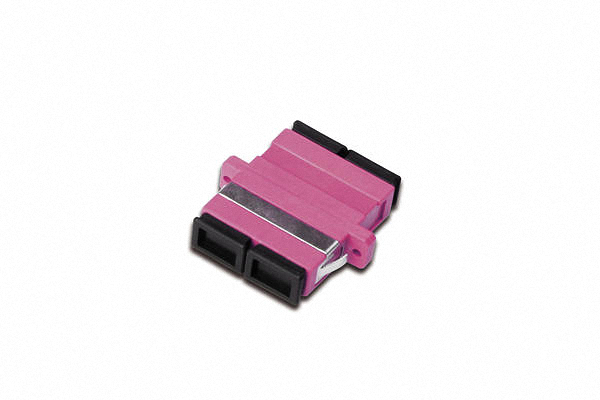 Beek BN-FC-C5SCSC-OM4 SC-SC Duplex Multimode Om4 Mor Renk Coupler - Image 1