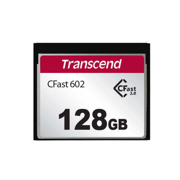 Transcend TS128GCFX602 128 GB CFX602 CFast 2.0 Compact Flash Hafıza Kartı - Image 1