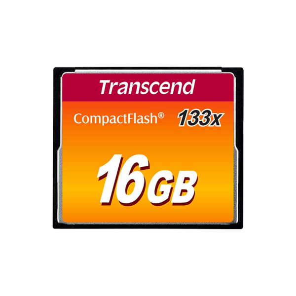 Transcend TS16GCF133 16 GB CF133 133X 90/60Mb/s CompactFlash Hafıza Kartı - Image 1