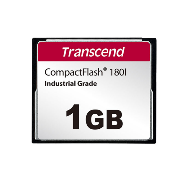 Transcend TS1GCF180I 1 GB CF180I Industrial CompactFlash Hafıza Kartı - Image 1