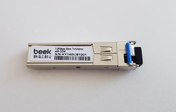 Beek BN-GLC-BX-U 20 Km 1.25Gbps 1490-nm TX/1490-nm Cisco Extreme LC SFP Modül - Image 1