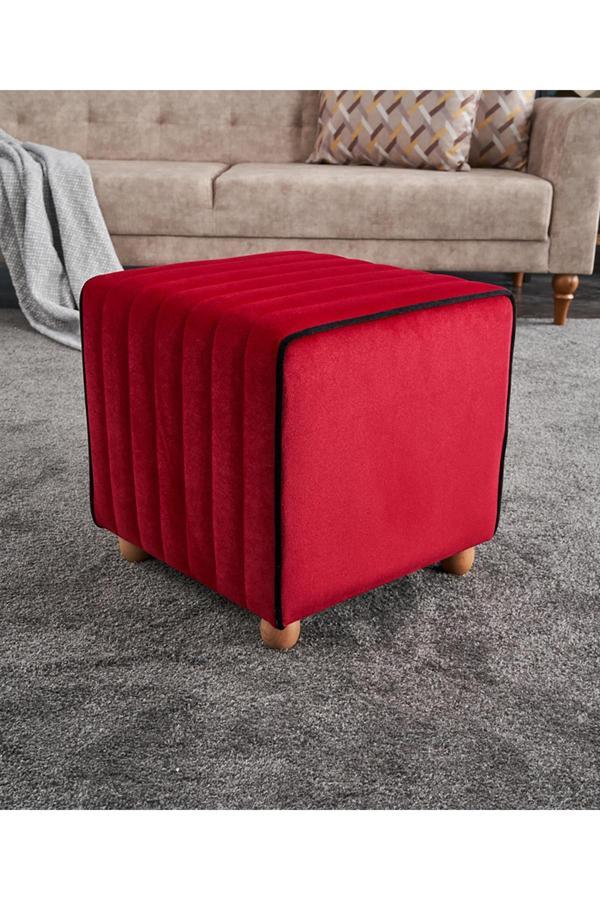 Favora Mona Puf - Kırmızı - Image 1
