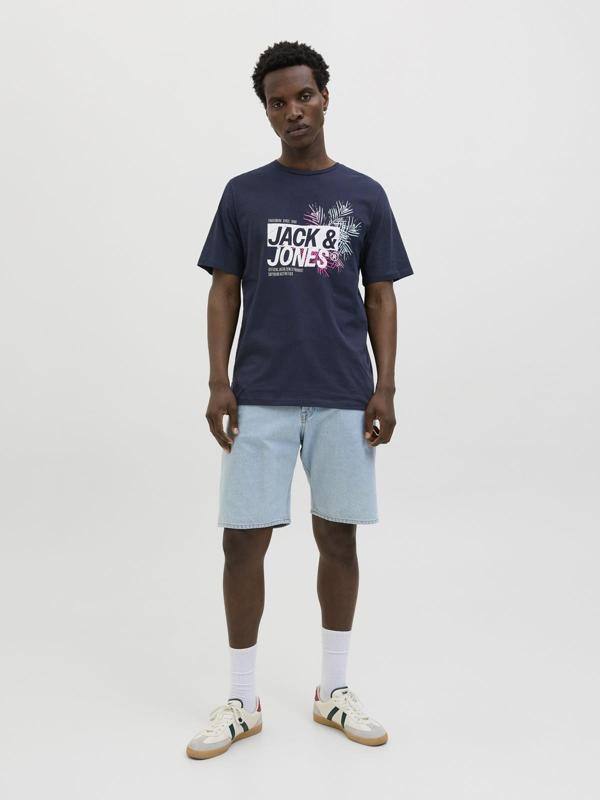 Jack & Jones Erkek Basic Tişört – %100 Pamuk, JJJAXON Modeli  - Image 1