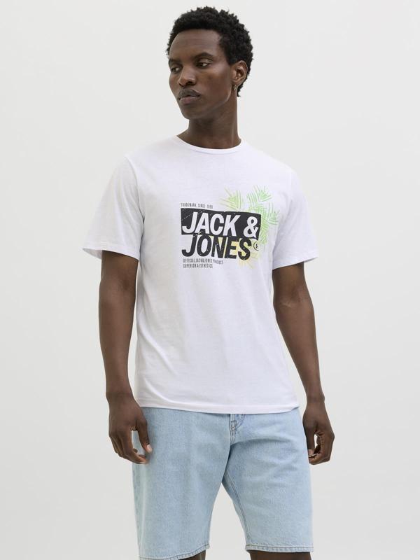 Jack & Jones Erkek Basic Tişört – %100 Pamuk, JJJAXON Modeli  - Image 1
