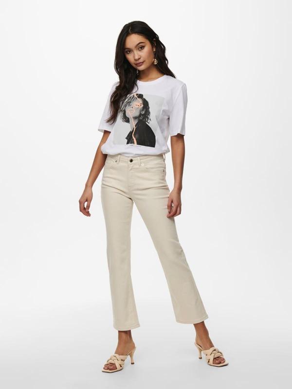 ONLY ONLKENYA LIFE MID ST FLARED DNM CRO019  - Image 1